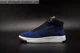 Nike Air Force 1 Flyknit Blue Black
