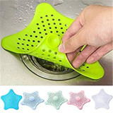 Silicone Drain Hair Catcher, Kitchen Sink Strainer Bathroom Shower Sink Stopper Drain Cover Hair Trap, Filter for Kitchen Ba