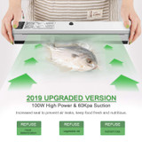 Electric Vacuum Sealer Packaging Machine For Home Kitchen Including 10pcs Food Saver Bags Vacuum Food Sealing 110V/220V