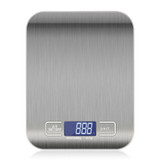 10kg/5Kg OZ/ML/LB/G Kitchen Scale Stainless Steel Weighing Scale Food Diet Postal Balance Measuring Tool LCD Electronic Scales