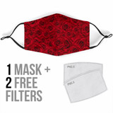 Bouquet of Roses Face Mask