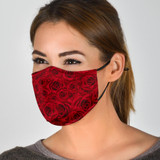 Bouquet of Roses Face Mask