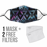 Geometric Nebula 2 Face Mask