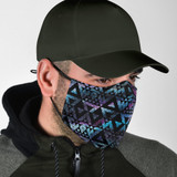 Geometric Nebula Face Mask