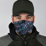 Geometric Nebula Face Mask