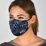 Geometric Nebula Face Mask