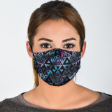 Geometric Nebula Face Mask