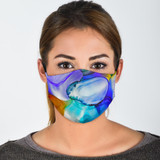 Abstract Fluid Colorful Art One Protection Face Mask