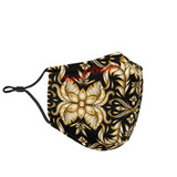 Black & Gold Damask Art Design One Protection Face Mask