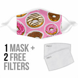 Donuts Design Protection Face Mask