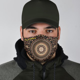 Exclusive Ornamental Mandala Design One Protection Face Mask