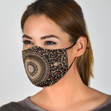 Exclusive Ornamental Mandala Design One Protection Face Mask