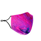 Exclusive Marble Design in Neon Pink Style Protection Face Mask