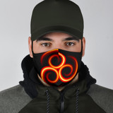 Fire Style Triple Spiral Design Protection Face Mask