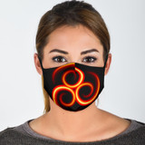 Fire Style Triple Spiral Design Protection Face Mask