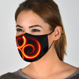 Fire Style Triple Spiral Design Protection Face Mask