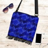 Dangerous Blue Crossbody Boho Handbag