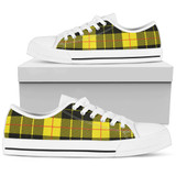 Yellow Tartan Passion Women's Low Top Shoes