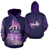 3D Camping Hoodie All Good Things Are Wild And Free Full Size