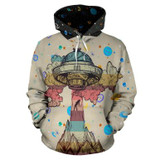 Camping Hoodie UFO We're Doing Butt Stuff Full Size