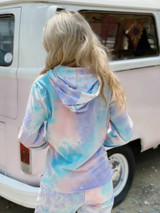 Cotton Candy Tie Dye Lounge Hoodie