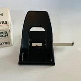 Sparco Brand Paper Punch 2-Hole, Heavy-Duty, with Gauge
