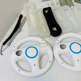 Nintendo Wii Accessories, Game, and Charging Station Bundle