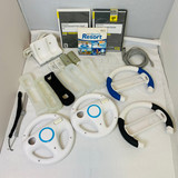 Nintendo Wii Accessories, Game, and Charging Station Bundle