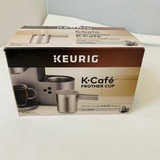 Keurig K-Café Frother Cup. Color: Nickel. NIB. Made for K-Café Brewers