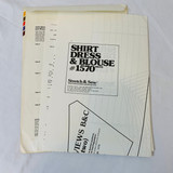 Stretch & Sew Pattern No. 1570 (1979) Shirtwaist Dress and Blouse by Ann Person Sz. 28-44