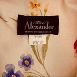 Tori Alexander Button-Down Floral Blouse (1980's)