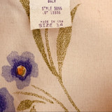 Tori Alexander Button-Down Floral Blouse (1980's)