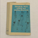 Simplicity Retro Pattern. #8832 (Circa 1970)