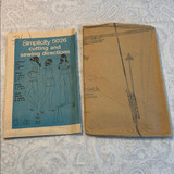 Vintage Simplicity Pattern #5026 Sz. 11 Jr.