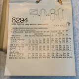 (Size 10 MP) Simplicity Vintage Dress Pattern #8294 (1969)