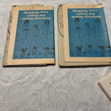 Vintage Simplicity Patterns - Miss/JR's