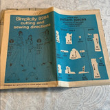 Simplicity Retro Pattern Set. 8412 & 9284 Sz. 11JP. (1969-71)