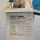Simplicity Retro Pattern Set. #8963 Sz. 9JR & 10M (1970)