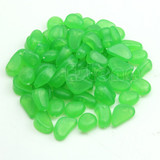 100pc Glow in the Dark Fluorescent Pebble Stones