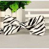 Zebra Striped Bowtie