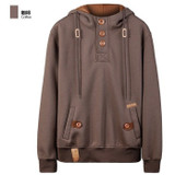 Button Up Hooded Sweater