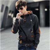 Button Up Hooded Sweater