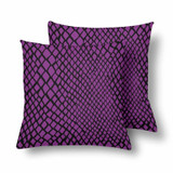 18" x 18" Throw Pillows (2) - Custom Snake Pattern