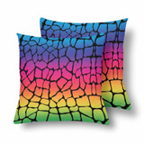 18" x 18" Throw Pillows (2) - Custom Giraffe Pattern