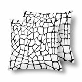 18" x 18" Throw Pillows (2) - Custom Giraffe Pattern