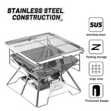 Stainless Steel Charcoal Barbecue Grill