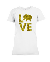 Elephant Love T-Shirt - Yellow