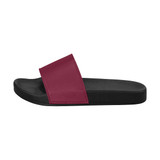 #Rossolini1# Candy Apple Red Men's Slide Sandals/Large Size (Model 057)