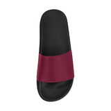 #Rossolini1# Candy Apple Red Men's Slide Sandals/Large Size (Model 057)
