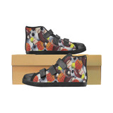 #Rossolini1# BALLIN Velcro High Top Canvas Kid's Shoes (Model 015)